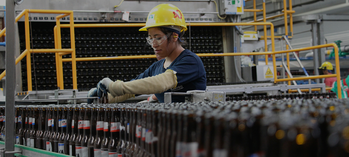 Operador de producción cervecera en México